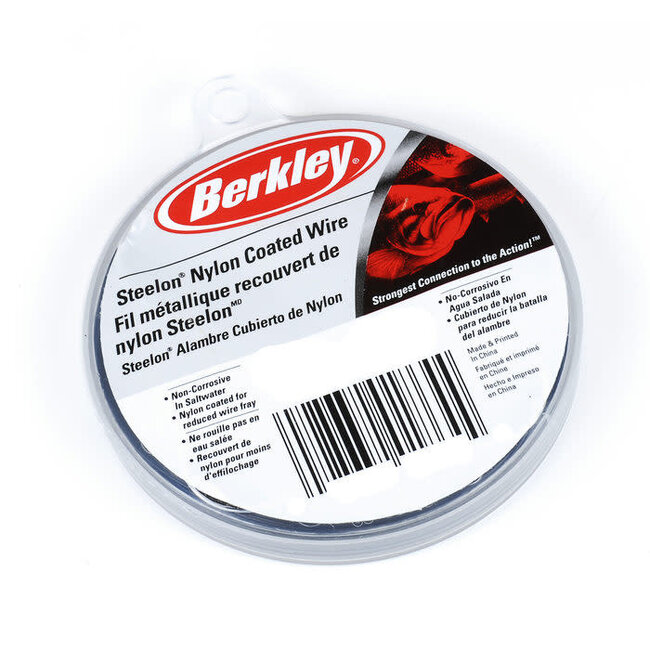 Berkley Nylon gecoate onderlijn 15 lb voor roofvis met tanden