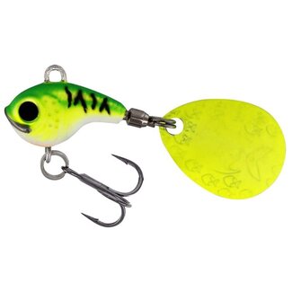 Westin Drop bite  Spin Tail Jig 1,8cm 9g Tungsten Chartreuse Ice