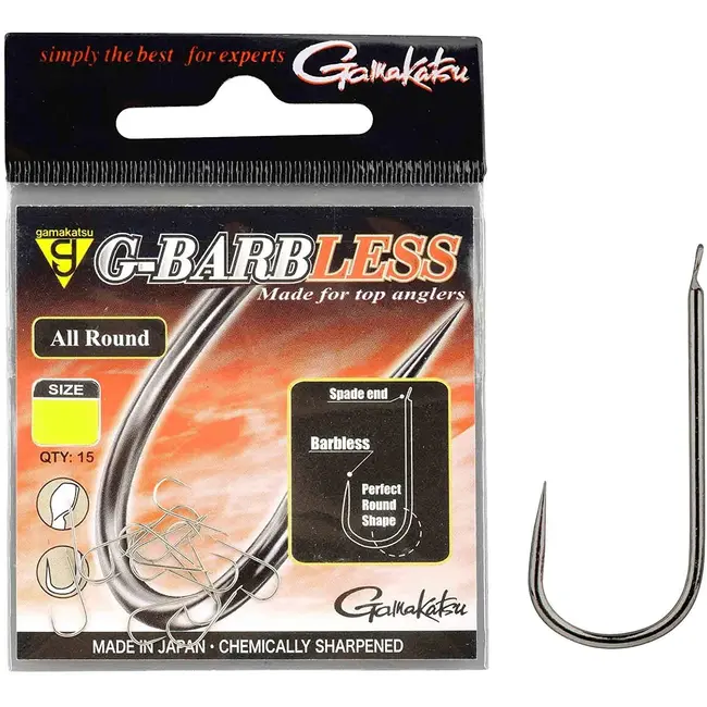 Gamakatsu G-Barbless Allround Haakmaat 18