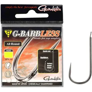 Gamakatsu G-Barbless Allround Haakmaat 16