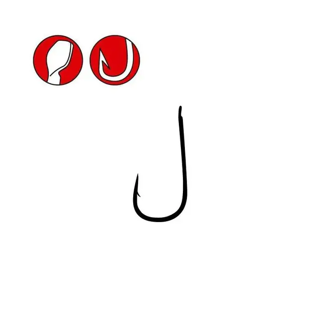 Gamakatsu Bruine haak maat 14 voor witvis en fijne aaspresentatie