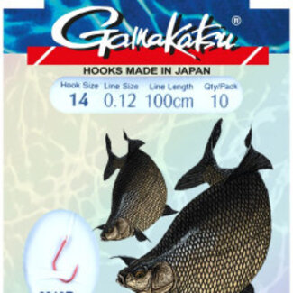 Gamakatsu LS-2210R 100 cm Haakmaat 16 0,16 mm