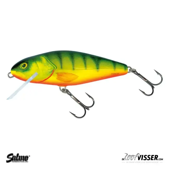 Salmo 12 cm plug voor snoek en grote baars op 2,0 - 4,0 m