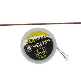 Fox Rage Predator 49-Strand Coated Steel Wire  10 m 26 lb 12 kg