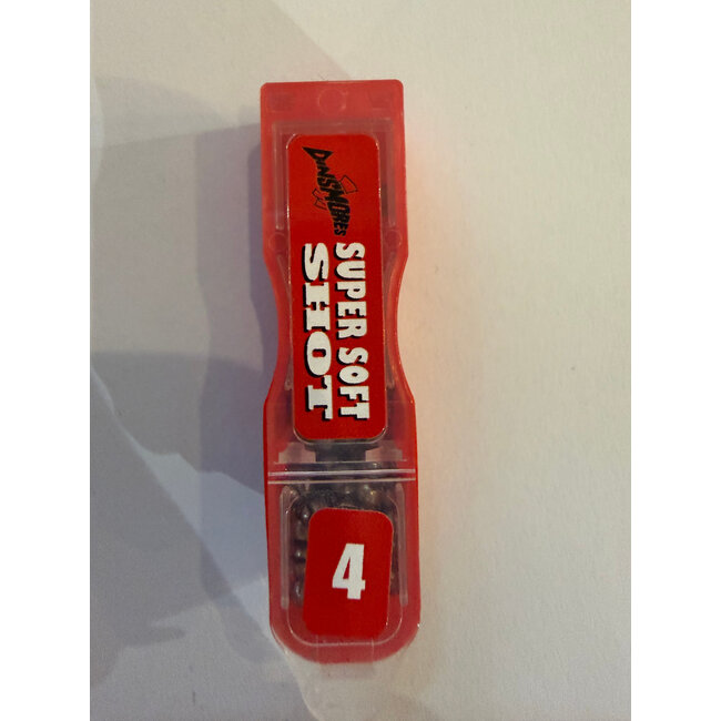 Albatros Super Soft Shot lood maat 4 0,2 gr voor dobbervissen