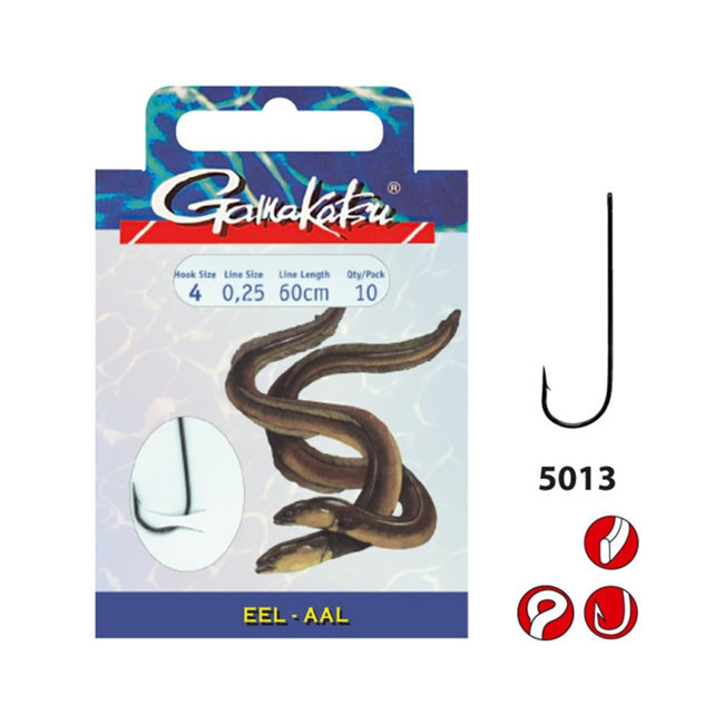 Gamakatsu Eel LS-5013 60 cm Haakmaat 2 0,30 mm