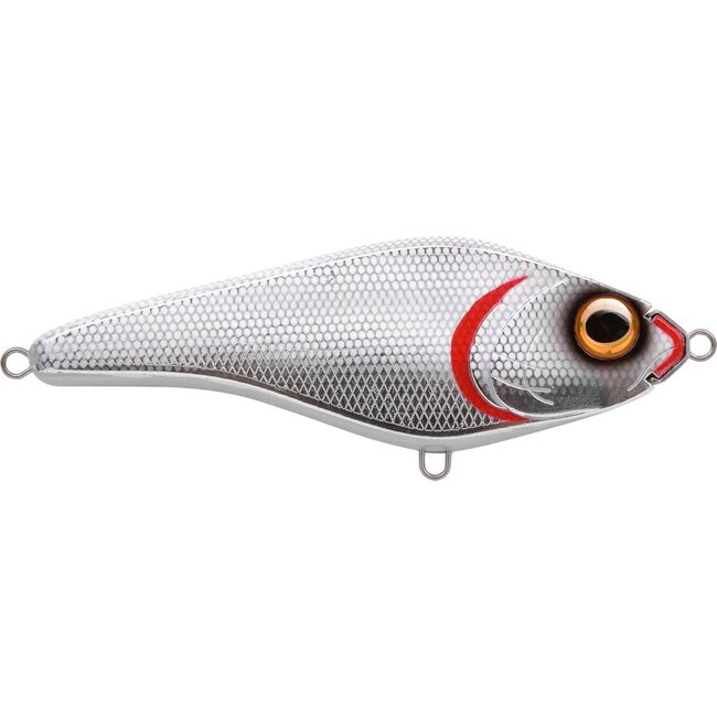 Spro Drijvende jerkbait 12,8 cm 37 gram Red Grill Albino