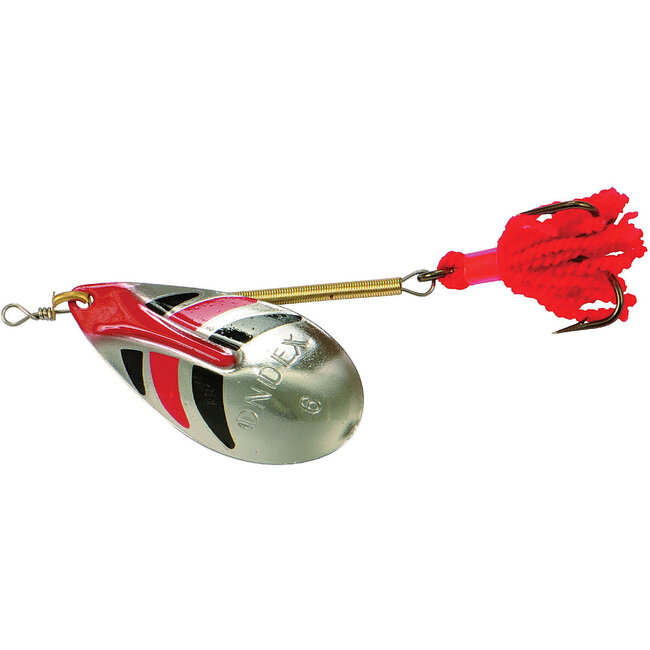 Ondex Spinner zilver decore maat 4 van 5 gram voor roofvis