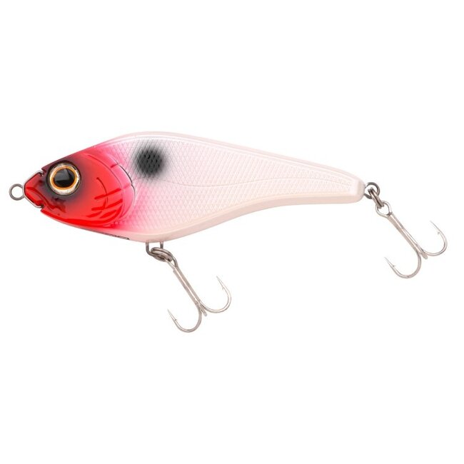 Spro The Rapper 128 Slow Sinking Lengte12,8 cm 49 gr diepte 0,3- 1,0 m Red Head