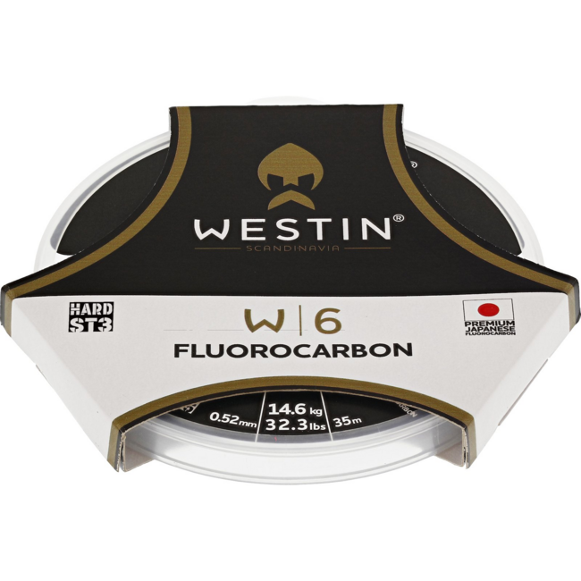 Westin W6 ST3 Fluorocarbon 35 m Diameter 0,73 mm Trekkracht 29,1 kg /64,3 lbs Clear