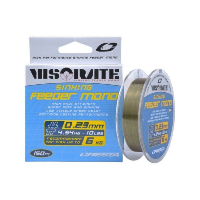 Cresta Visorate Sinking Feeder Mono 150m  0,25 mm