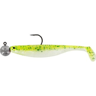 Westin Shadteez Slim 12cm Rigged and Ready 10g Haakmaat 6/0 Sparkling Chartreuse