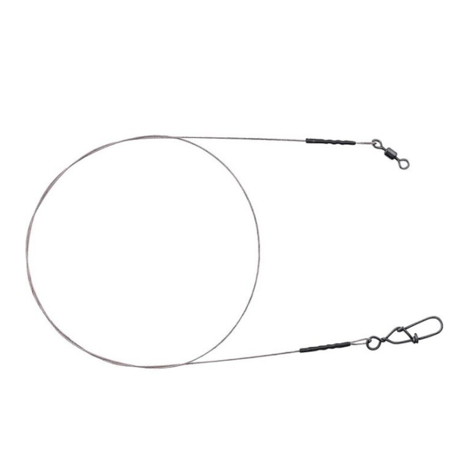 Spro Matte Black Leader 1x19 Wire 20 lb 30cm onderlijn