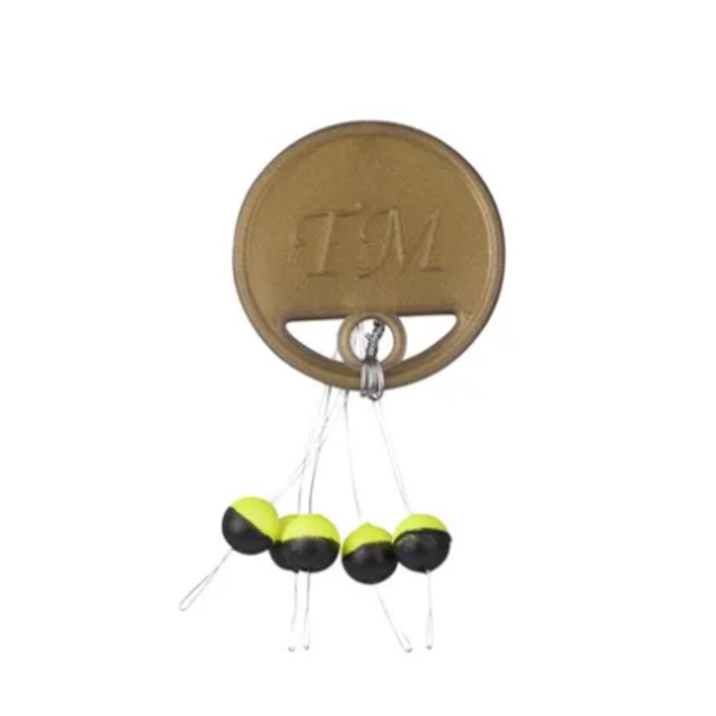 Troma Mini pilots geel zwart voor dobber- en penvisserij