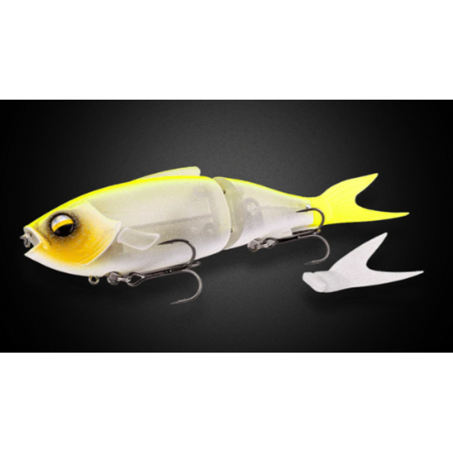LMAB Shad 18 cm 53 gr Lemon Ghost voor snoek en grote rover