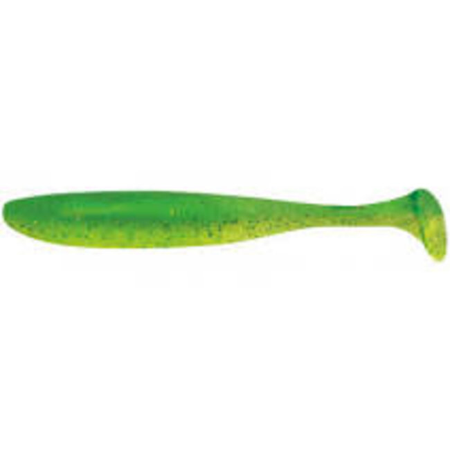 Keitech 4 inch shad voor baars en snoekbaars in helder water