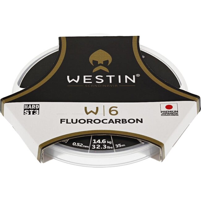 Westin Fluorocarbon onderlijn 1,05 mm 20 m voor zwaar roofvissen