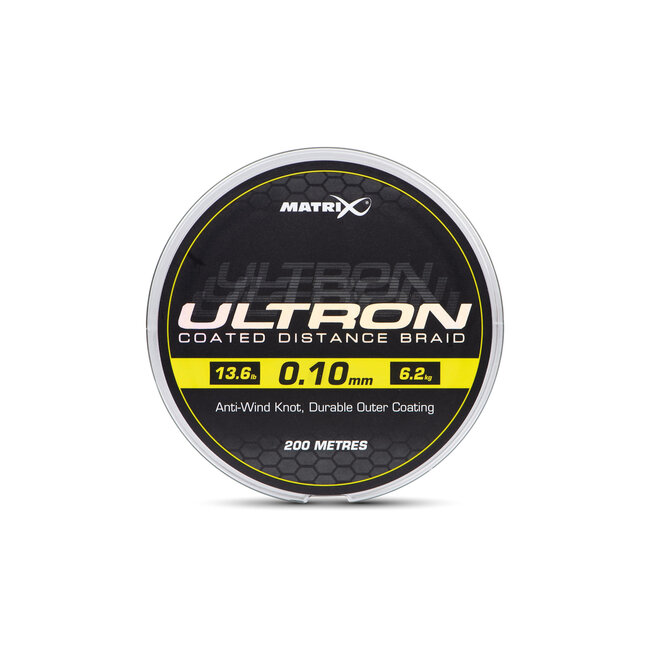 Matrix Gecoate gevlochten lijn 0.10 mm 200 m voor feedervissen