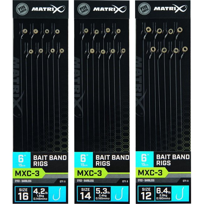Matrix Onderlijn met bait band maat 14 voor vaste stok en feeder