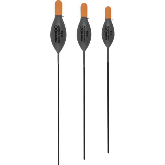 Matrix Shallow Dibber dobber 0,1 g voor ondiep vissen met de vaste stok