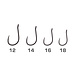 Matrix X5 F1 Pellet Rigger Size 12 Barbless - Eyed