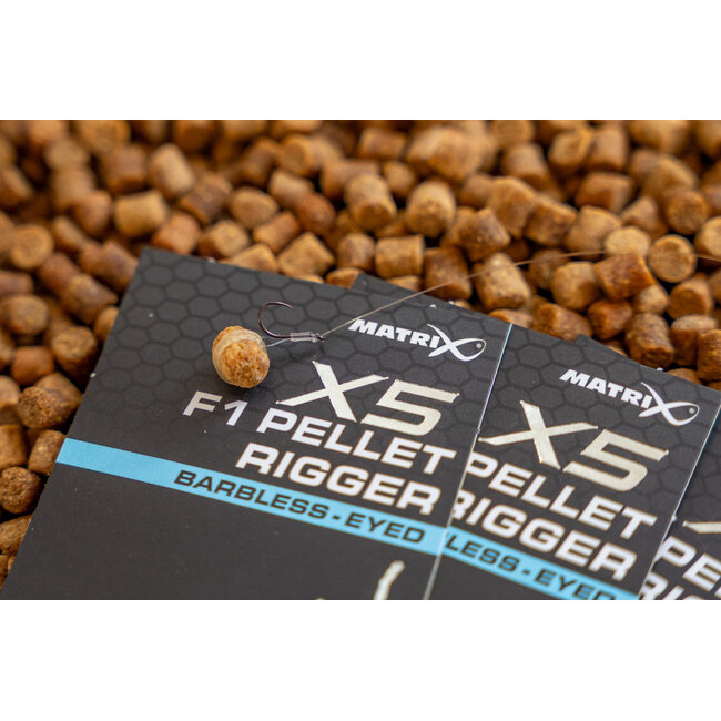 Matrix Pellet rigger haak maat 14 zonder weerhaak met oog