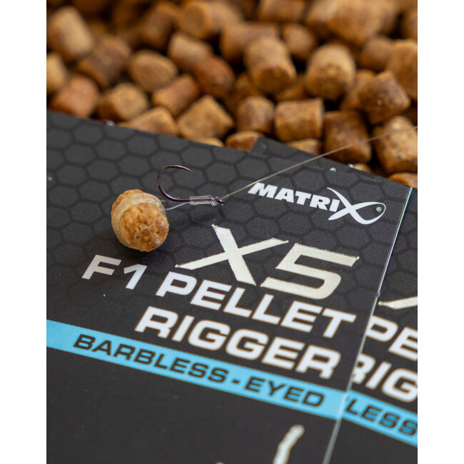 Matrix Pellet rig haken maat 16 zonder weerhaak met oog