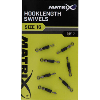 Matrix Hooklength Swivels Size 16 7 st Matrix Hooklength Swivels Size 16 7 st