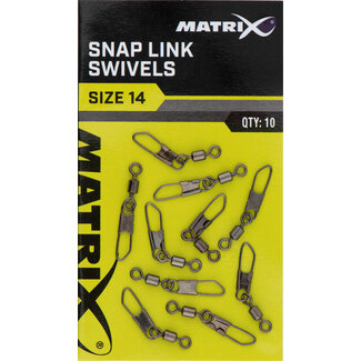 Matrix Snap Link Swivels Size 16 10 st