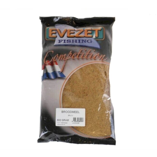 Evezet Bruin broodmeel 1 kg voor voer en lokvoer