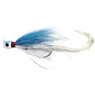 Albatros Bucktail Jig Weedless Blue White 18 gr