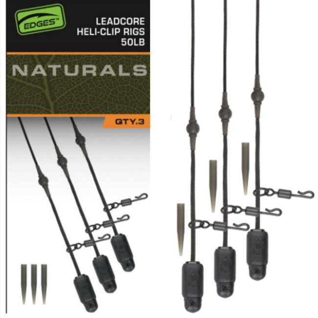 Fox Copper Core Heli-Clip Rigs 50 lb