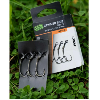 Fox Spinner Rig Wide Gape Long Shank Haakmaat 4