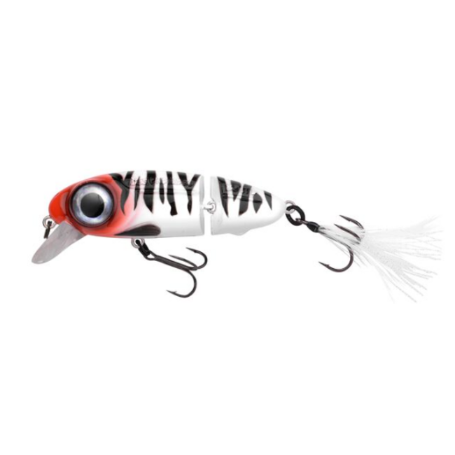 Spro Jointed plug voor ondiep water in Redhead Tiger