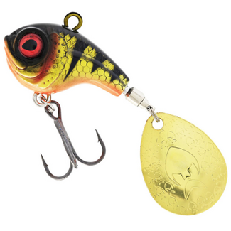 Westin Dropbite Tungsten spin Tail Jig 3.7 cm 22 gr Bling Perch Westin Dropbite Tungsten spin Tail Jig 3.7 cm 22 gr Bling Perch