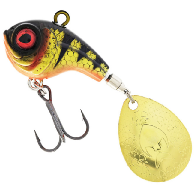 Westin Dropbite Tungsten spin Tail Jig 3.7 cm 22 gr Bling Perch