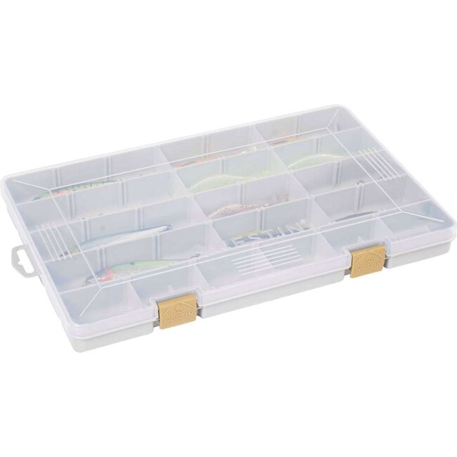 Westin W3 Tackle Box 27,5x18,5x4,5cm Grey / Clear