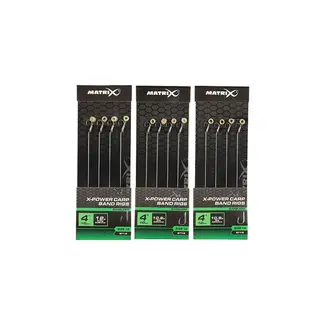Matrix X8 X-Power Carp 10 cm Band Rigs Size 10 Matrix X8 X-Power Carp 10 cm Band Rigs Size 10
