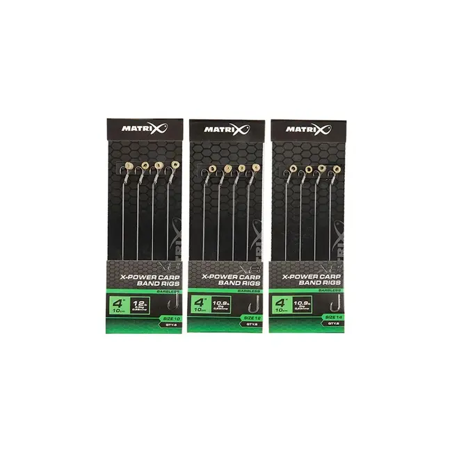 Matrix X8 X-Power Carp 10 cm Band Rigs Size 12