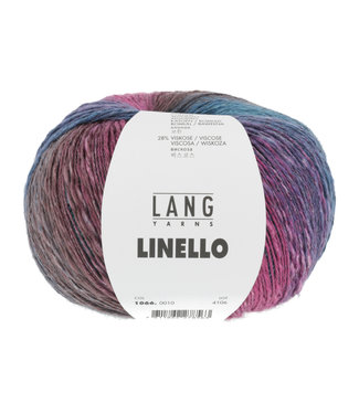 LANG Yarns Linello 010 blauw/ roze