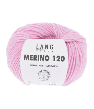 LANG Yarns Merino 120  34.0009 roze