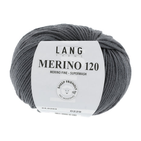 LANG Yarns LANG Yarns Merino 120 203 steen LANG Yarns LANG Yarns Merino 120 203 steen