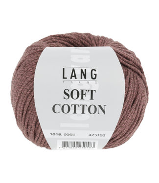 LANG Yarns Soft Cotton 064 wijnrood