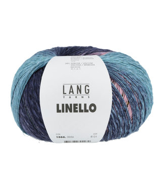 LANG Yarns LANG Yarns Linello 056 blauw/ paars/ geel