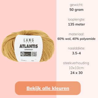 LANG Yarns Atlantis - stevige brei en haakwol