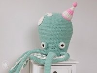 gratis patroon gehaakte octopus velvet chenille