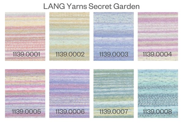 LANG Yarns haakpakket sjaal Liya Secret Garden LANG Yarns haakpakket sjaal Liya Secret Garden
