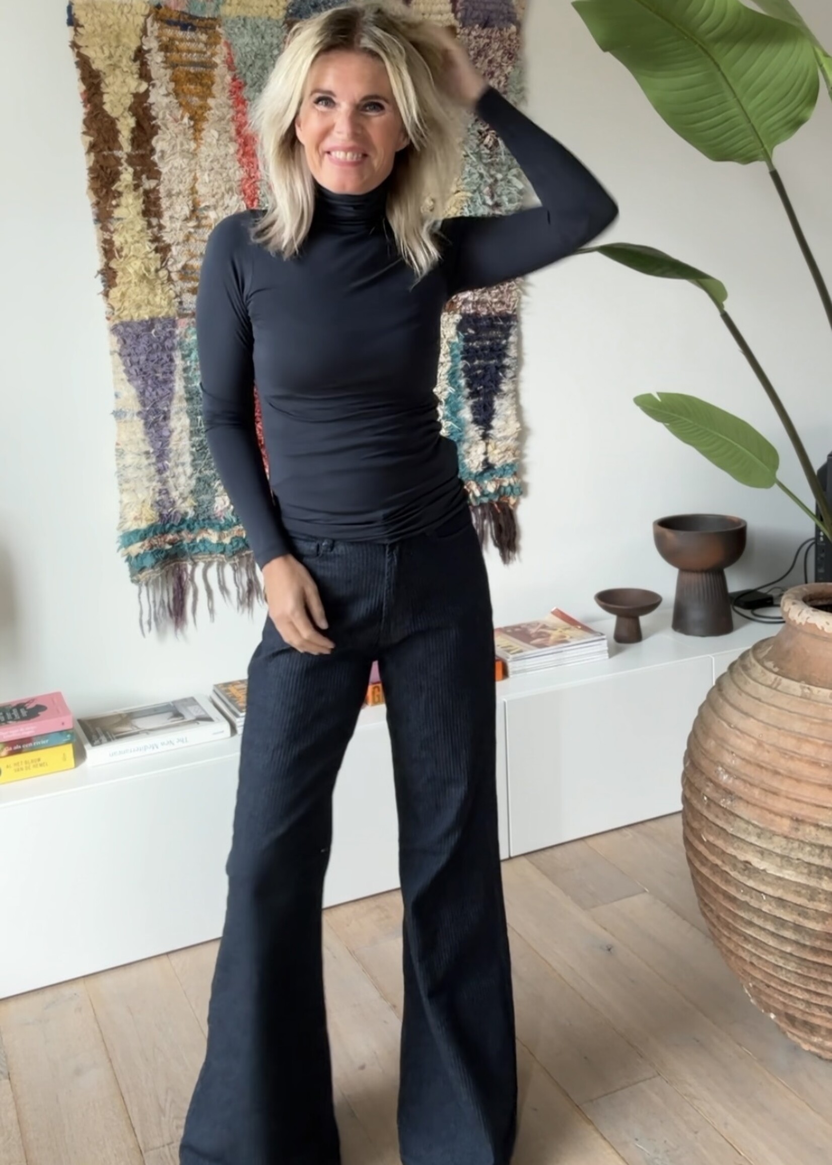 Bybar Dark denim pants