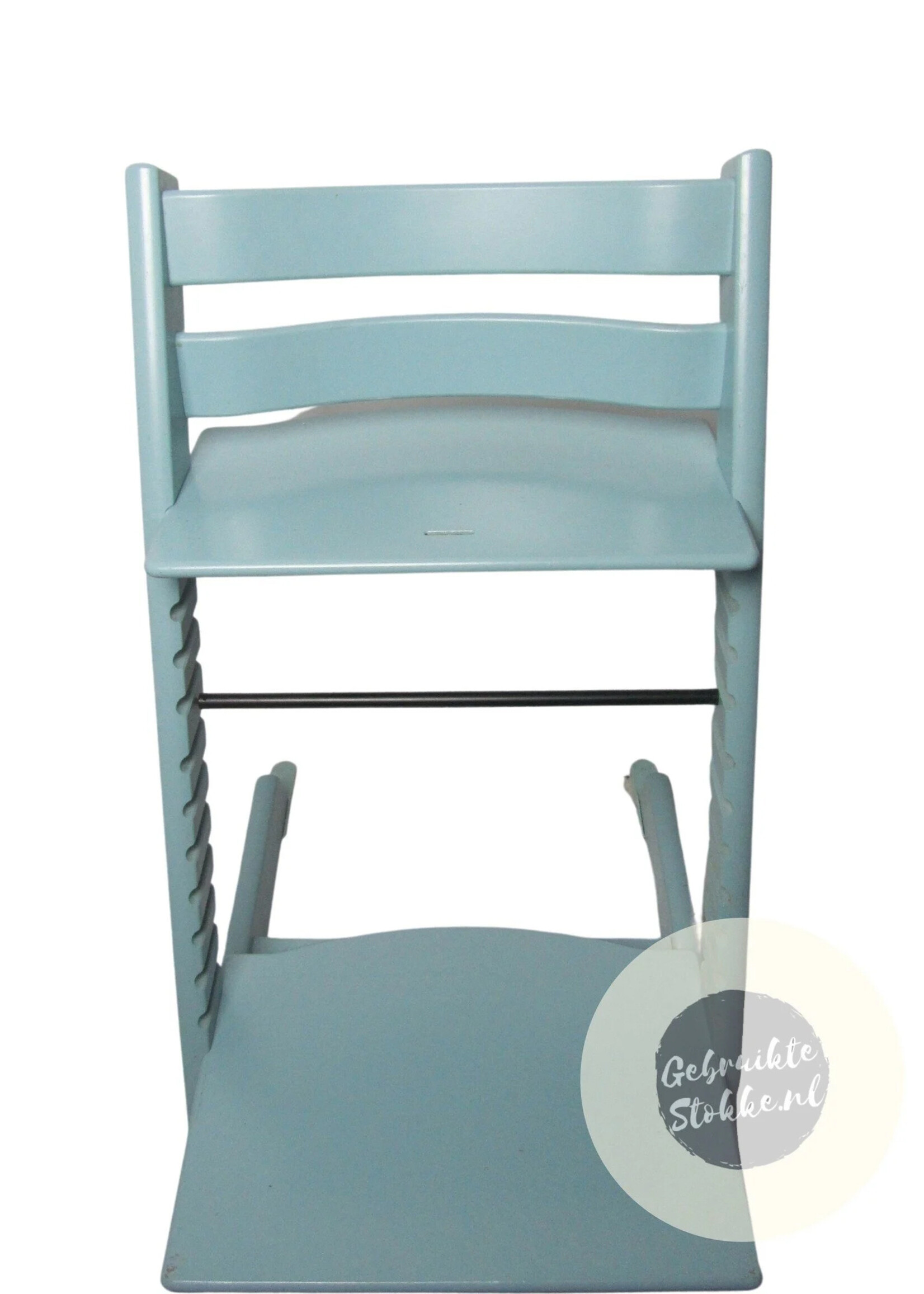 Stokke Tripp Trapp kinderstoel aqua blue  zo goed als nieuw