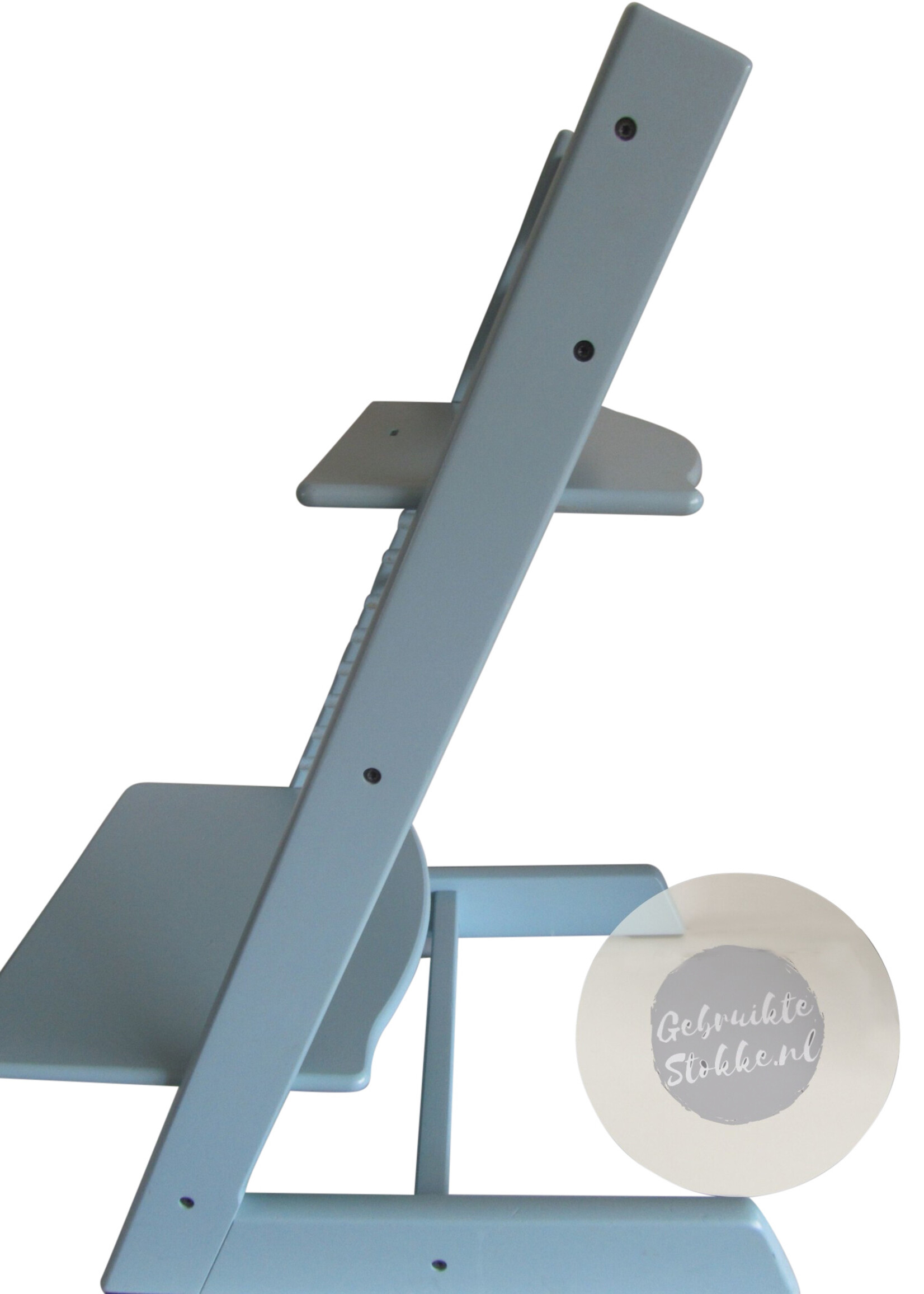 Stokke Tripp Trapp kinderstoel aqua blue  zo goed als nieuw